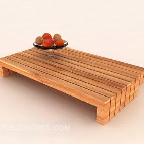 Solid Wood Home Simple Coffee Table 3d model