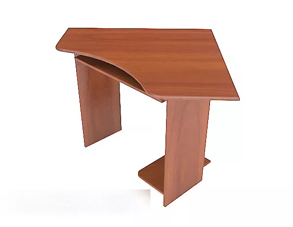 Solid Wood Home Small Desk 3d model Solid Wood Home Small Desk 3d model
