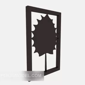 Solid Wood Leaf Swing 3d model