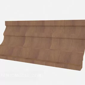 Solid Wood Plaster Line 3d model