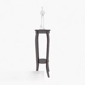 Solid Wood Set-up Rack Furniture 3d model
