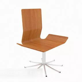 Solid Wood Simple Chair 3d model