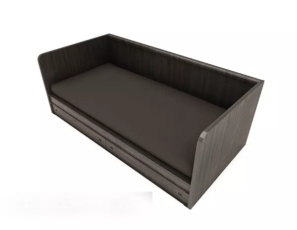 Solid Wood Simple Multiplayer Sofa 3d model Solid Wood Simple Multiplayer Sofa 3d model