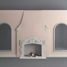 Southeast Asia Background Wall Furniture 3d model