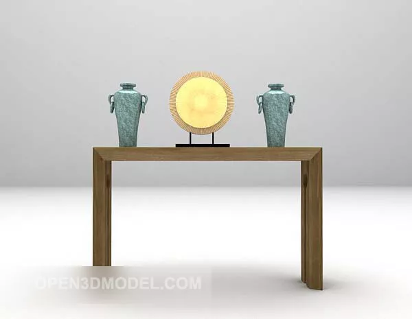 Terracotta Vase Decorative Tableware 3d model