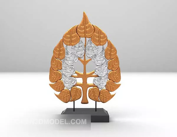 Asian Tree Sculpture Decorative 3d model Asian Tree Sculpture Decorative 3d model