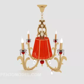 Southeast Asia Exquisite Chandelier 3d model