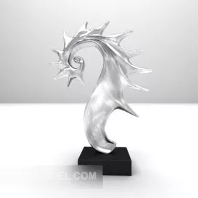 Southeast Asia Sculpture Table Decorative 3d model