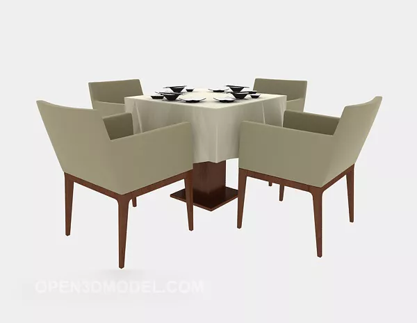 Southeast Asia Simple Table 3d model Southeast Asia Simple Table 3d model