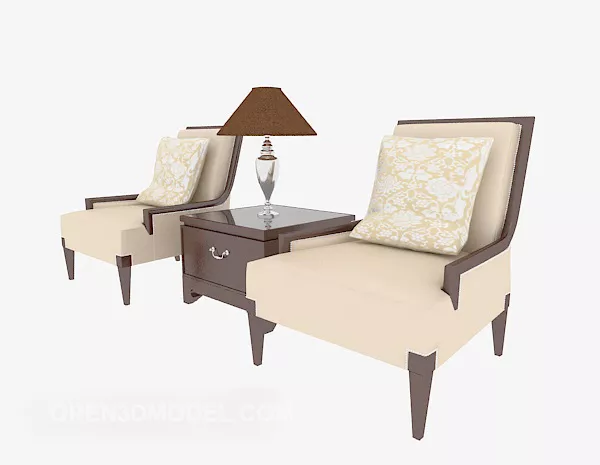 Southeast Asia Single Sofa 3d model Southeast Asia Single Sofa 3d model