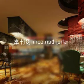 Southeast Asian Style Dining 3d model