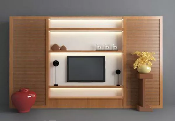 Southeast Asian Wall Furniture 3d model Southeast Asian Wall Furniture 3d model