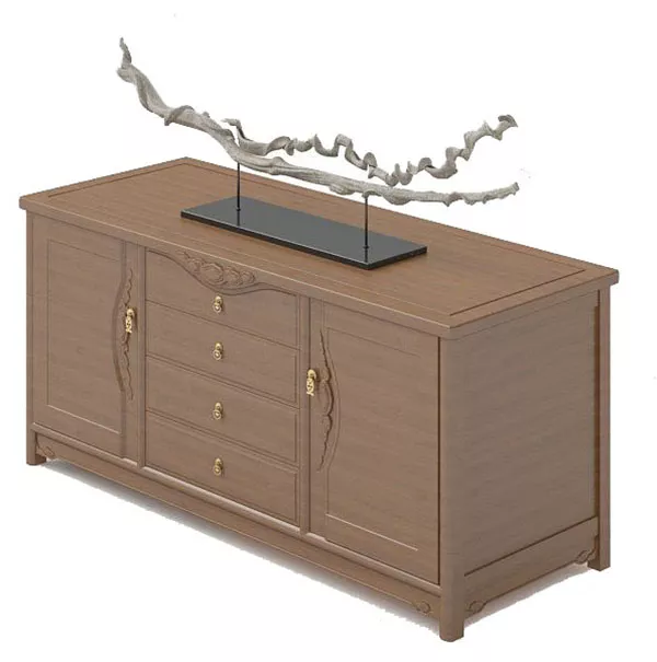 Southeast Asian Side Cabinet With Decorative 3d model Southeast Asian Side Cabinet With Decorative 3d model