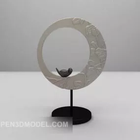Modernism Style Circle Swing Decorative 3d model