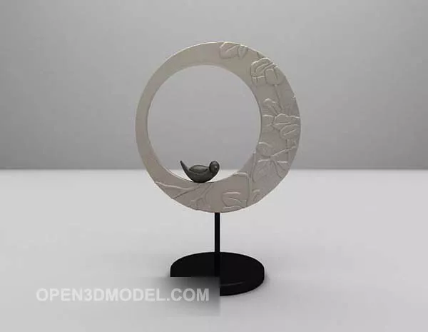 Modernism Style Circle Swing Decorative 3d model Modernism Style Circle Swing Decorative 3d model