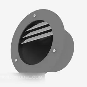 Spotlight Round Shaped 3d model