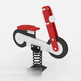 Spring Toy Car 3d model