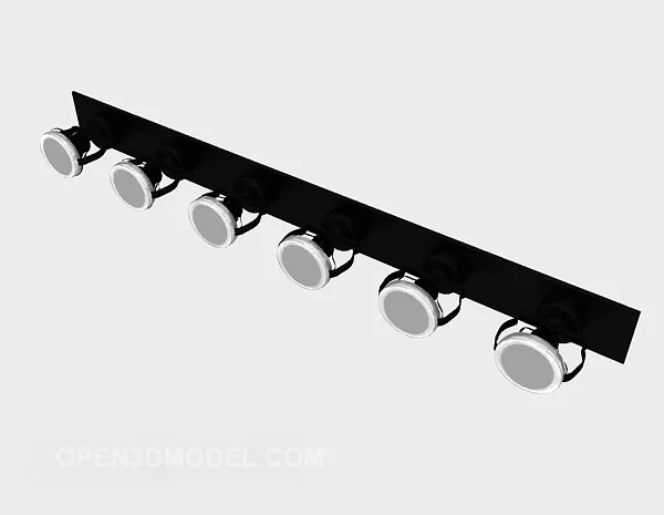 Stage Common Spotlight 3d model Stage Common Spotlight 3d model