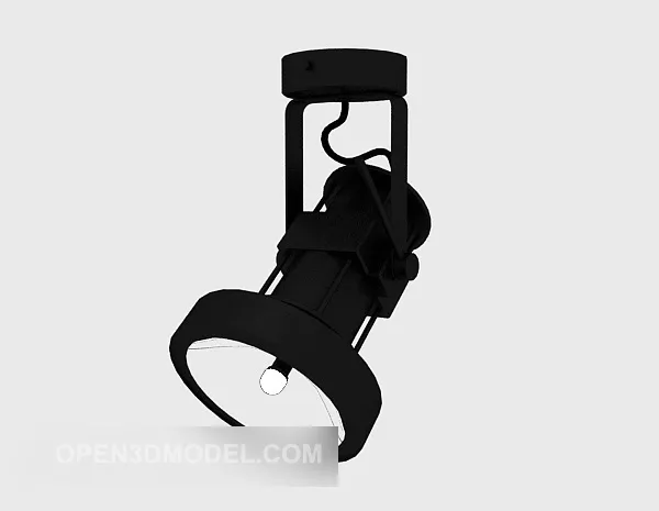 Stage Black Spotlight 3d model Stage Black Spotlight 3d model