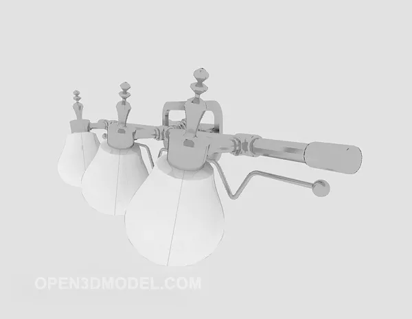 Ceiling Stage Spotlight 3d model Ceiling Stage Spotlight 3d model