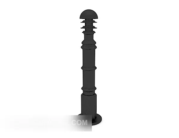 Stair Handrail Wooden 3d model Stair Handrail Wooden 3d model