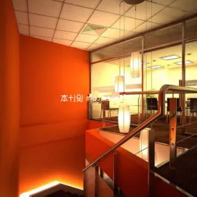 Staircase Space Interior 3d model