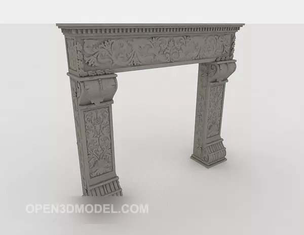 Building Gate Iron Texture 3d model