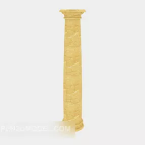 Stone Roman Column Classic Style 3d model