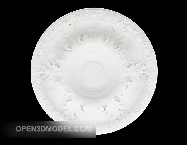 Arc Pattern Plaster 3d model
