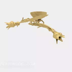 Metal Chandelier Stylized 3d model