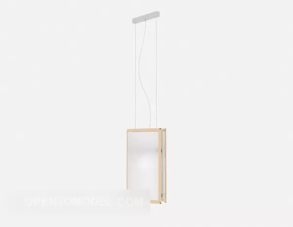 Streamlined Large Chandelier 3d model Streamlined Large Chandelier 3d model