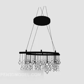 Stylish Crystal Chandelier 3d model