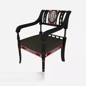 Stylish Armchair Retro Style 3d model