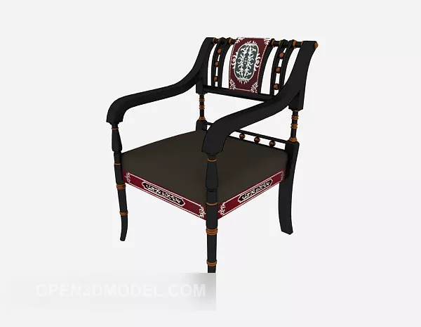 Stylish Armchair Retro Style 3d model Stylish Armchair Retro Style 3d model