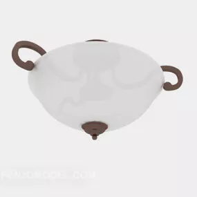Stylish Kitchen Round Chandelier 3d model