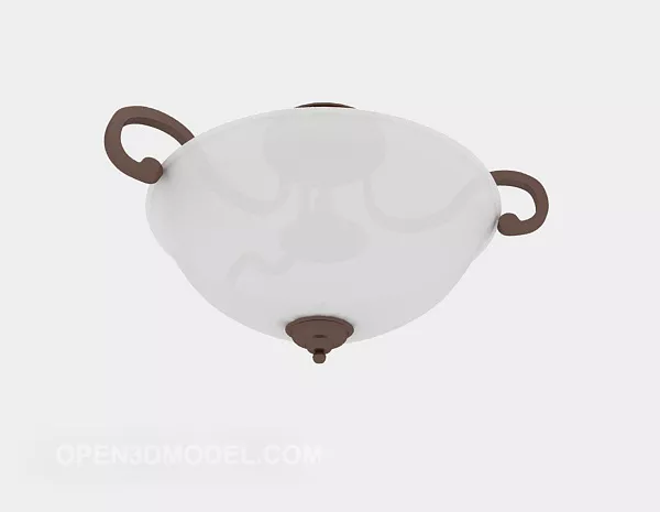 Stylish Kitchen Round Chandelier 3d model Stylish Kitchen Round Chandelier 3d model