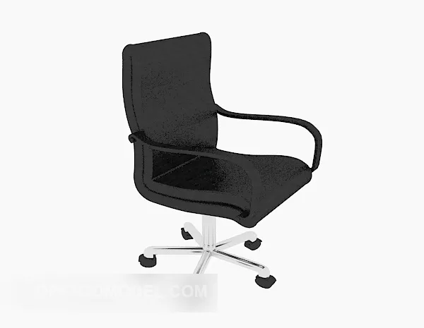 Simple Office Wheels Chair 3d model Simple Office Wheels Chair 3d model