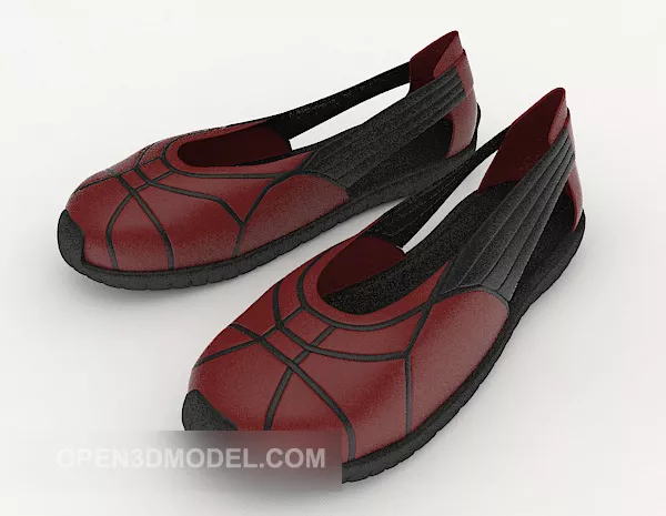 Cartoon Sandal Fashion 3d model
