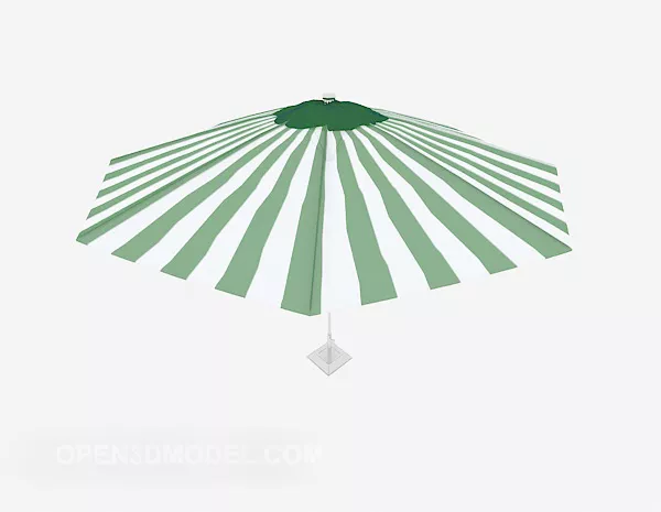 Sunshade Umbrella Picnic 3d model Sunshade Umbrella Picnic 3d model