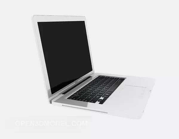 Super Laptop Silver Color 3d model Super Laptop Silver Color 3d model