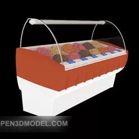 Supermarket Deli Freezer 3d model