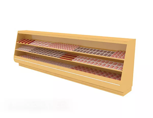 Supermarket Large Refrigerator Freezer 3d model Supermarket Large Refrigerator Freezer 3d model