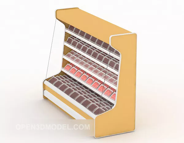 Siemens Refrigerator Beige Color 3d model
