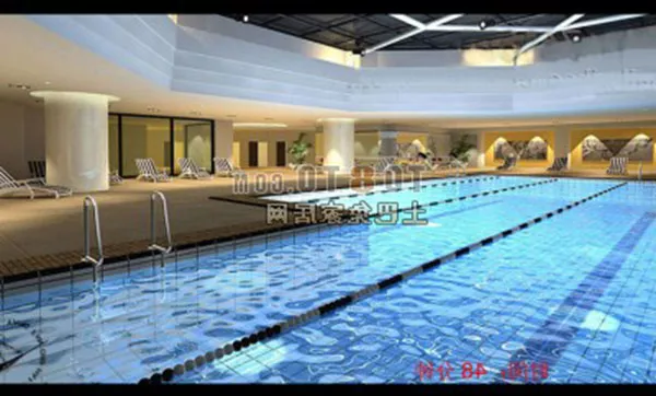 Swimming Pool Indoor Interior 3d model Swimming Pool Indoor Interior 3d model