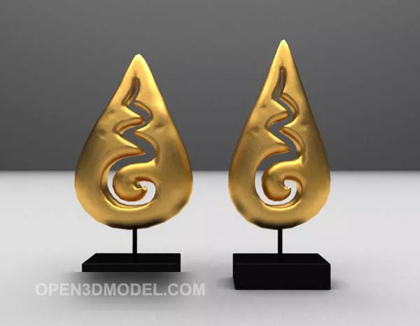 Greek Sculpture Of David Head 3d model