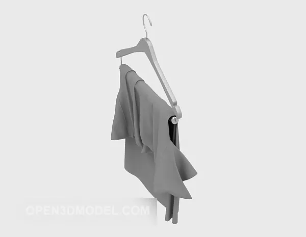 Hanger On Door 3d model