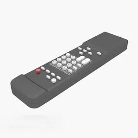 Black Tv Remote Control 3d model