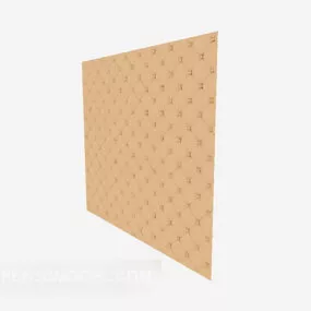 Tv Wall Soft Wooden Panel 3d model
