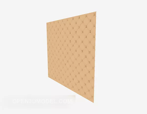Wall Panel With Window 3d model