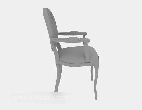 Table Chair Antique Wooden 3d model Table Chair Antique Wooden 3d model